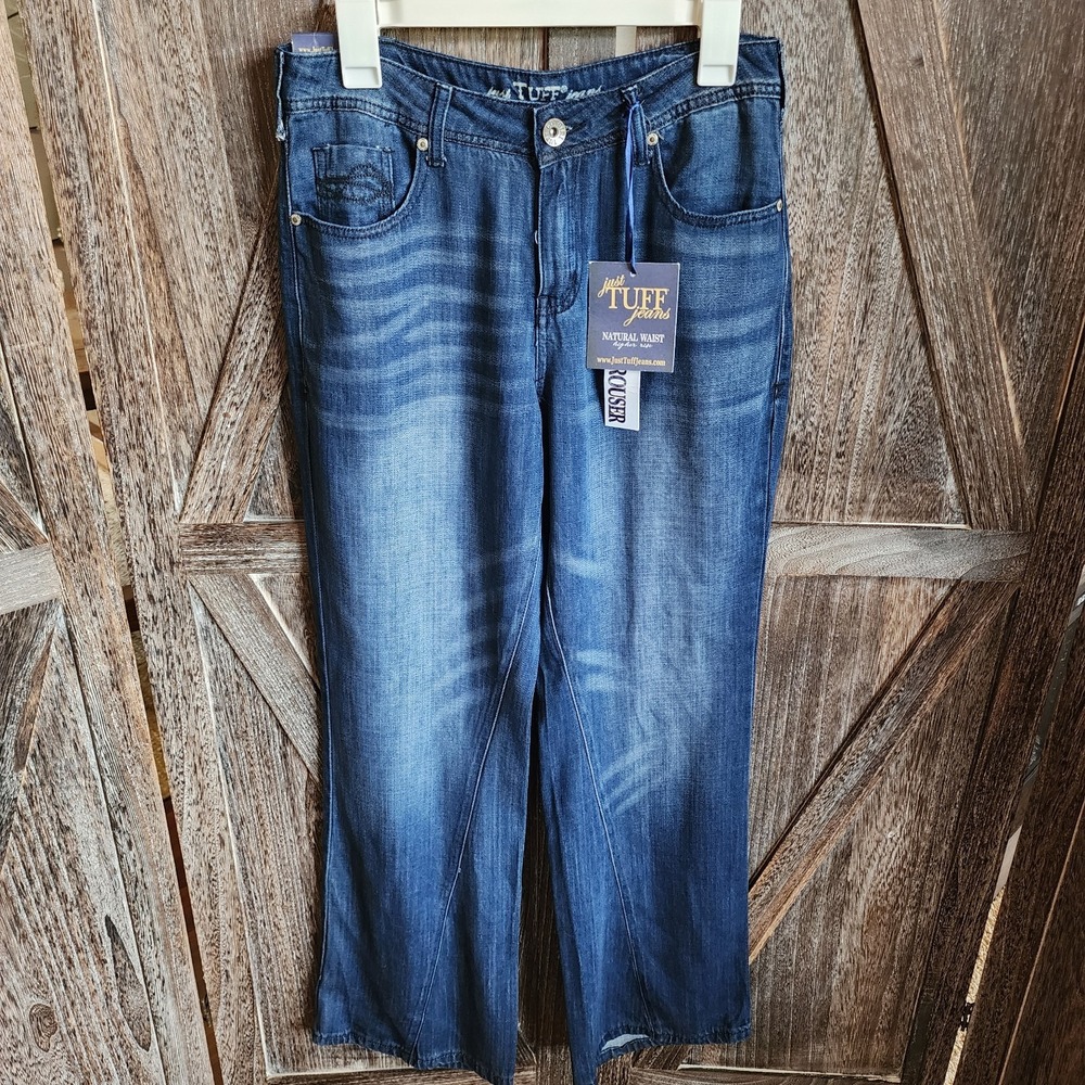 Cowgirl Tuff Just Tuff Jeans Women's 29x33 Regular Unwind Wide Trouser Tuff Flex